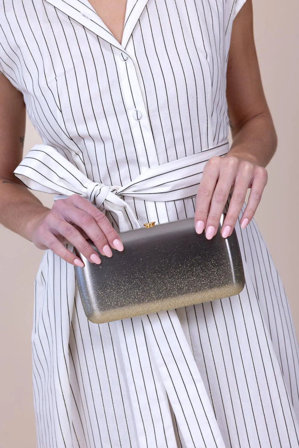 Finley Clutch - White Gold - Image 4
