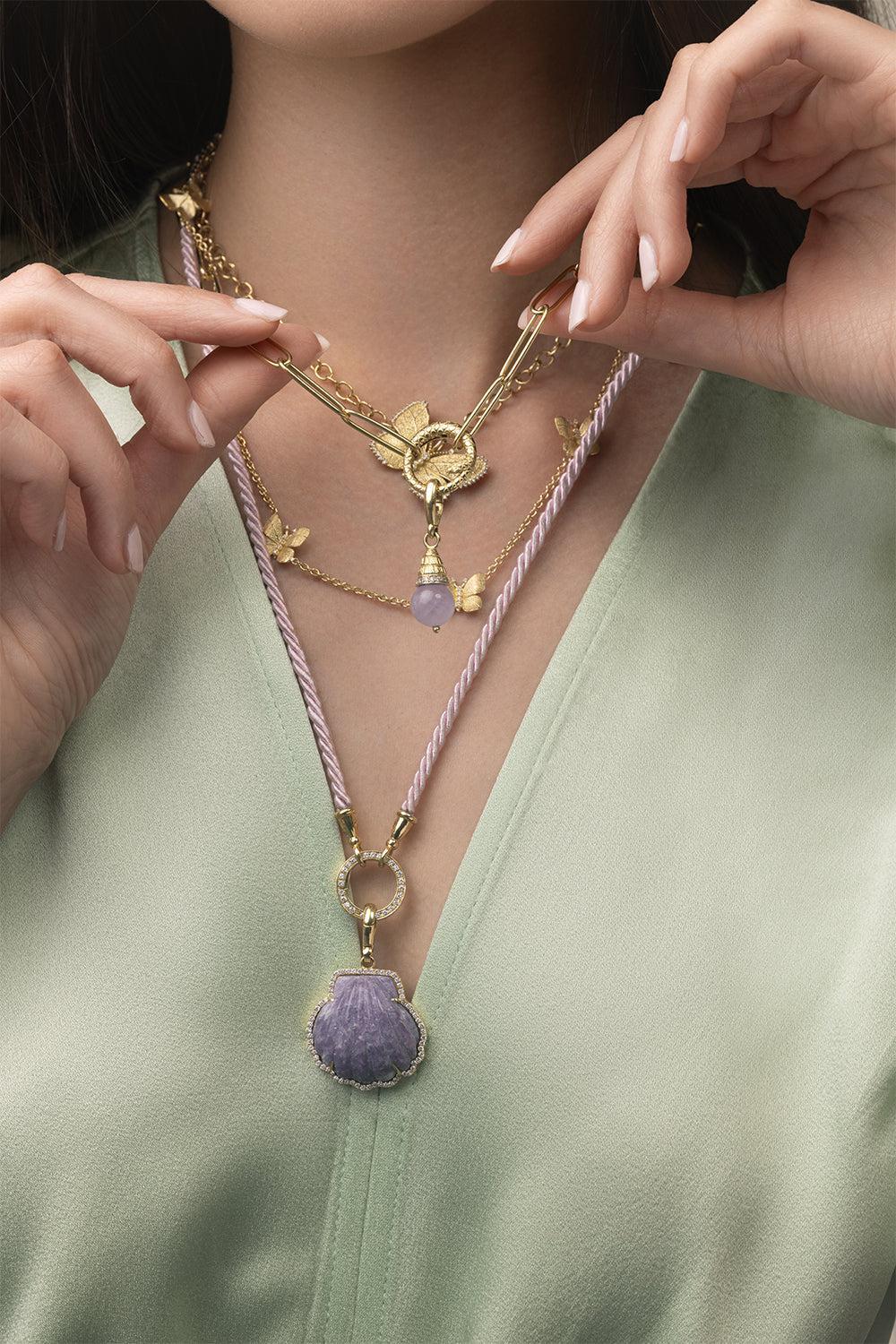Amethyst Acorn Charm - Image 2