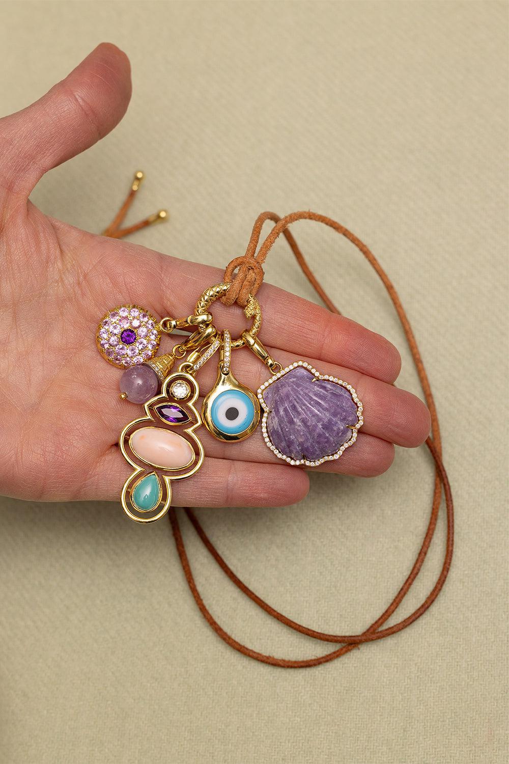 Carved Shell Charm - Image 2