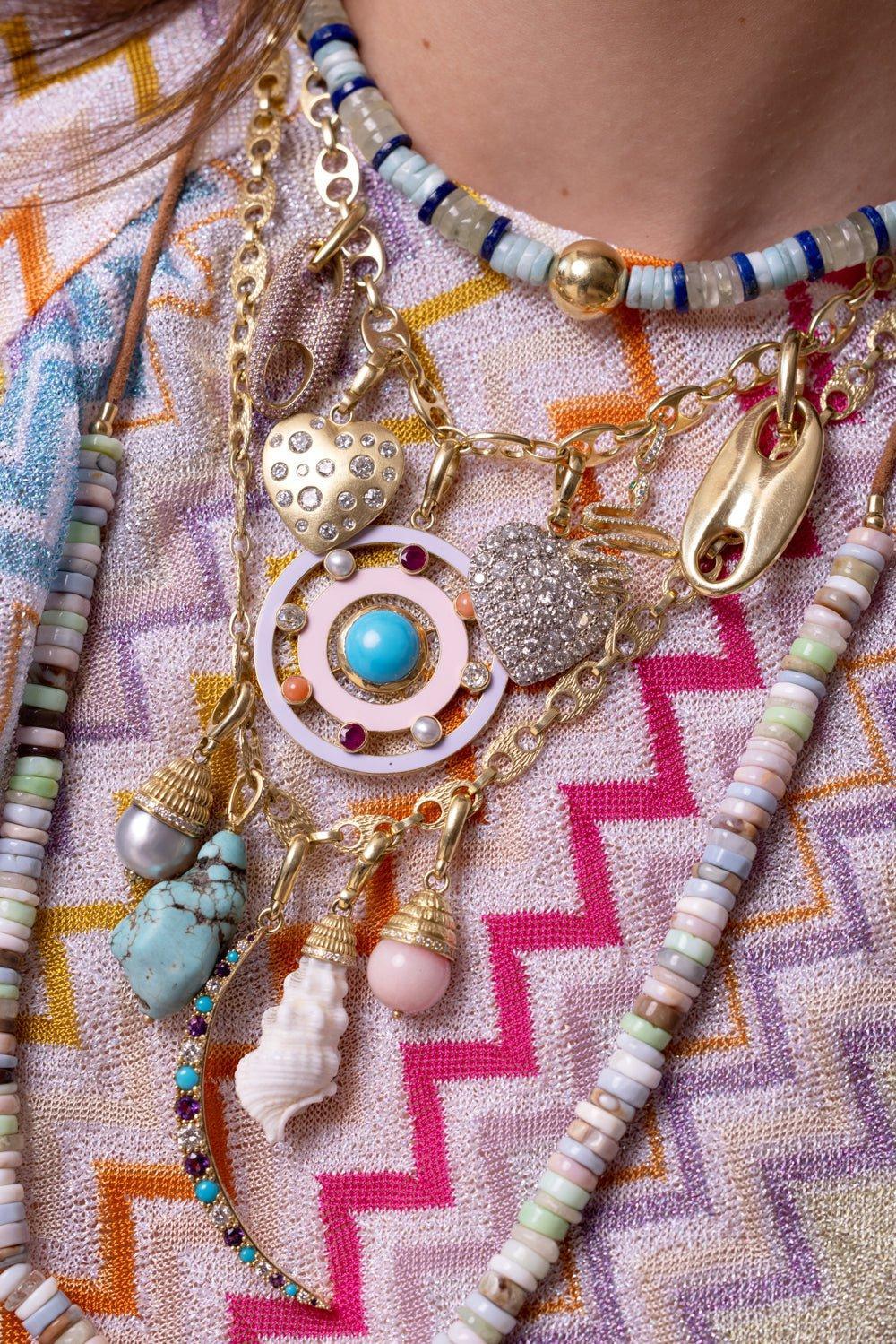 Diamond Gypsy Heart Charm - Image 2