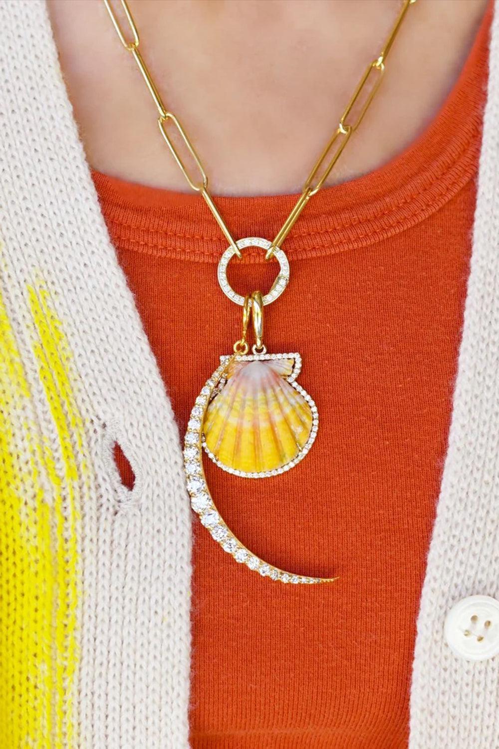 Diamond Shell Pendant - Image 2