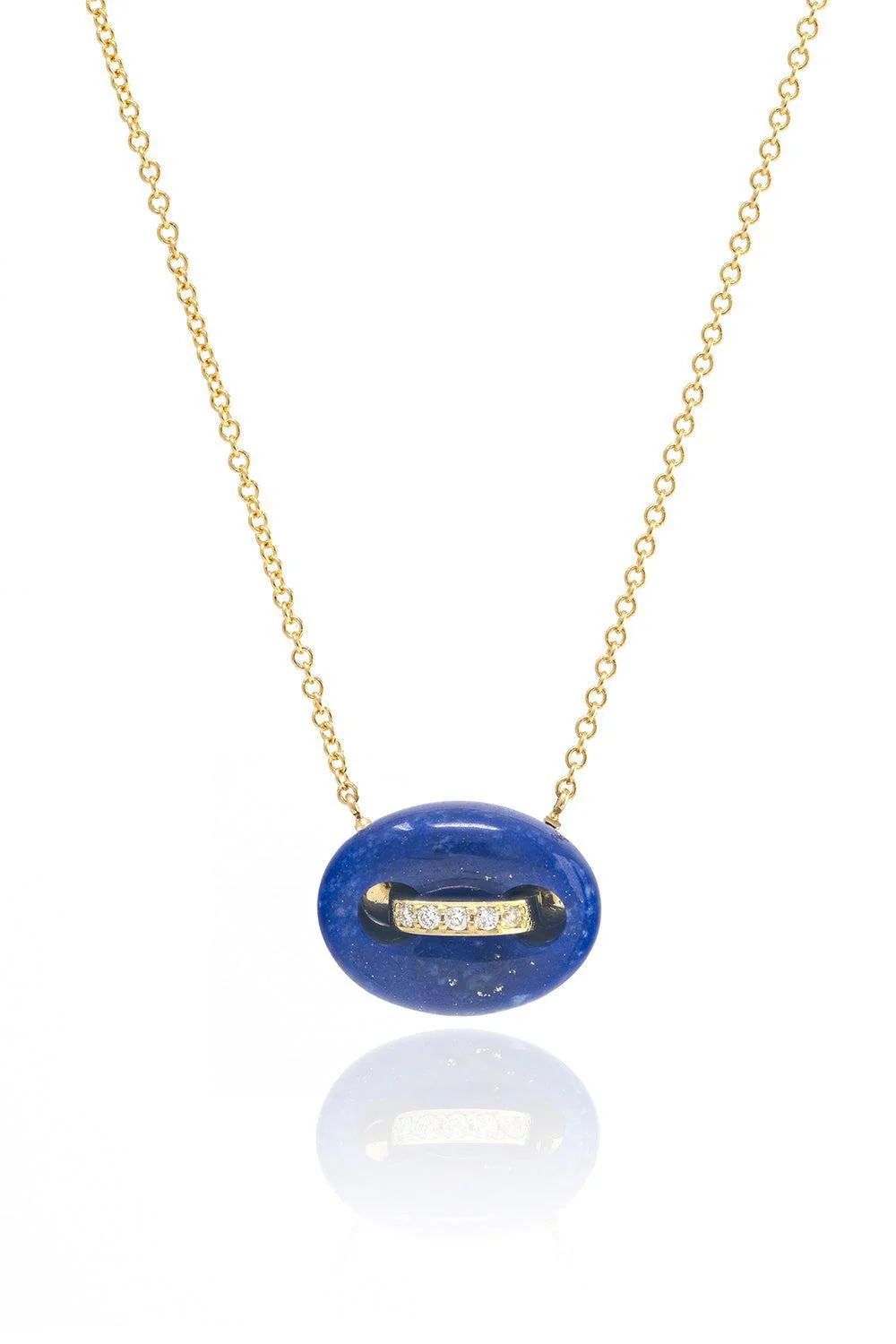 Lapis Mini Mariner Necklace - Image 3