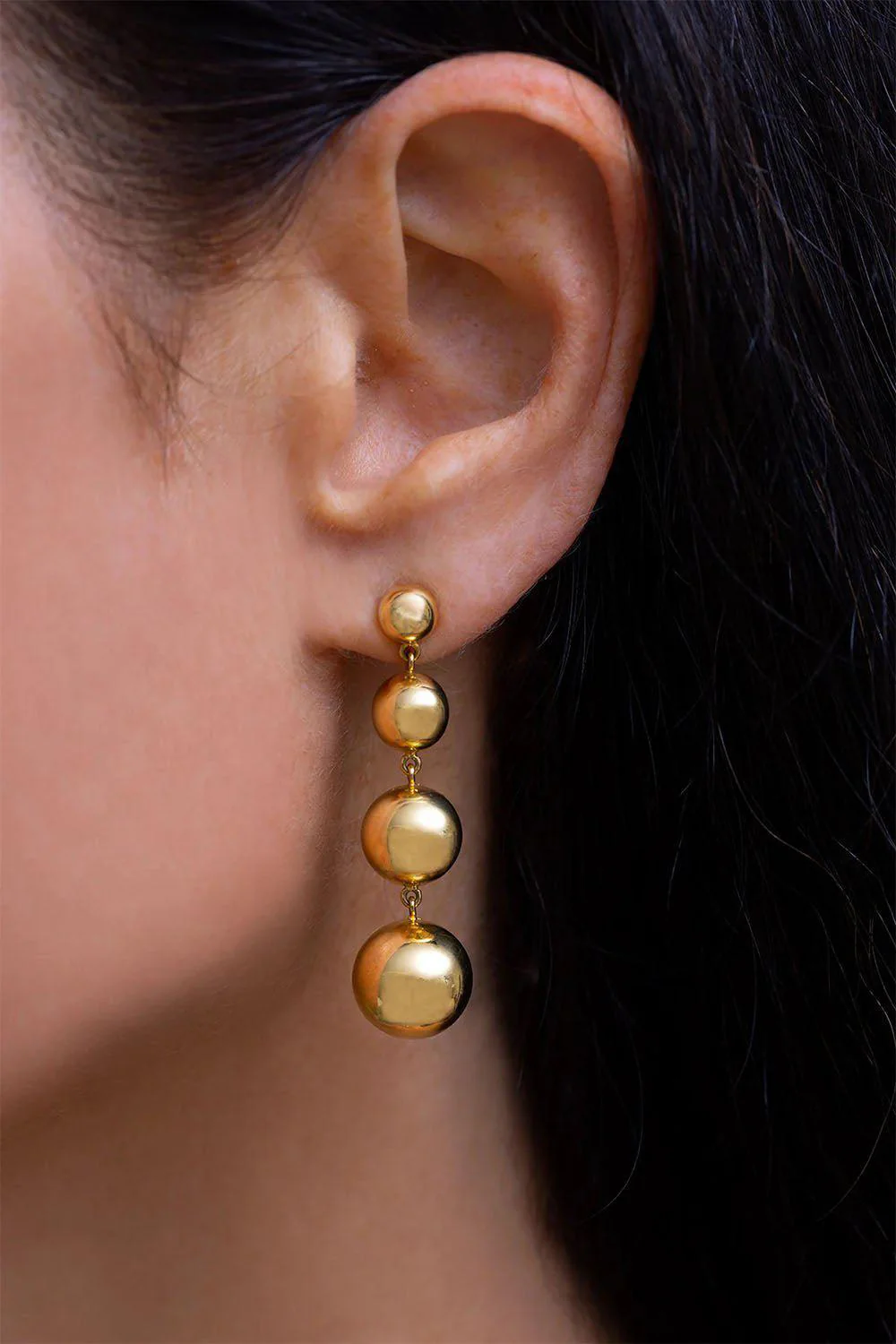 Long Disco Ball Drop Earrings - Image 2