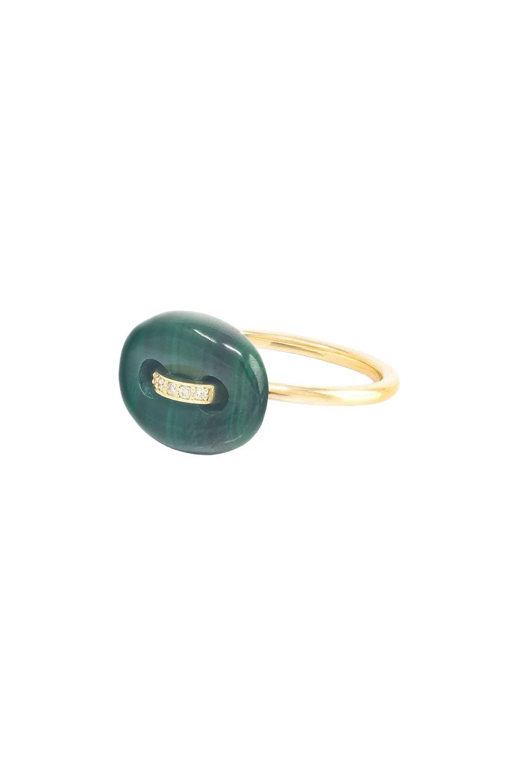 Malachite Mini Mariner Ring