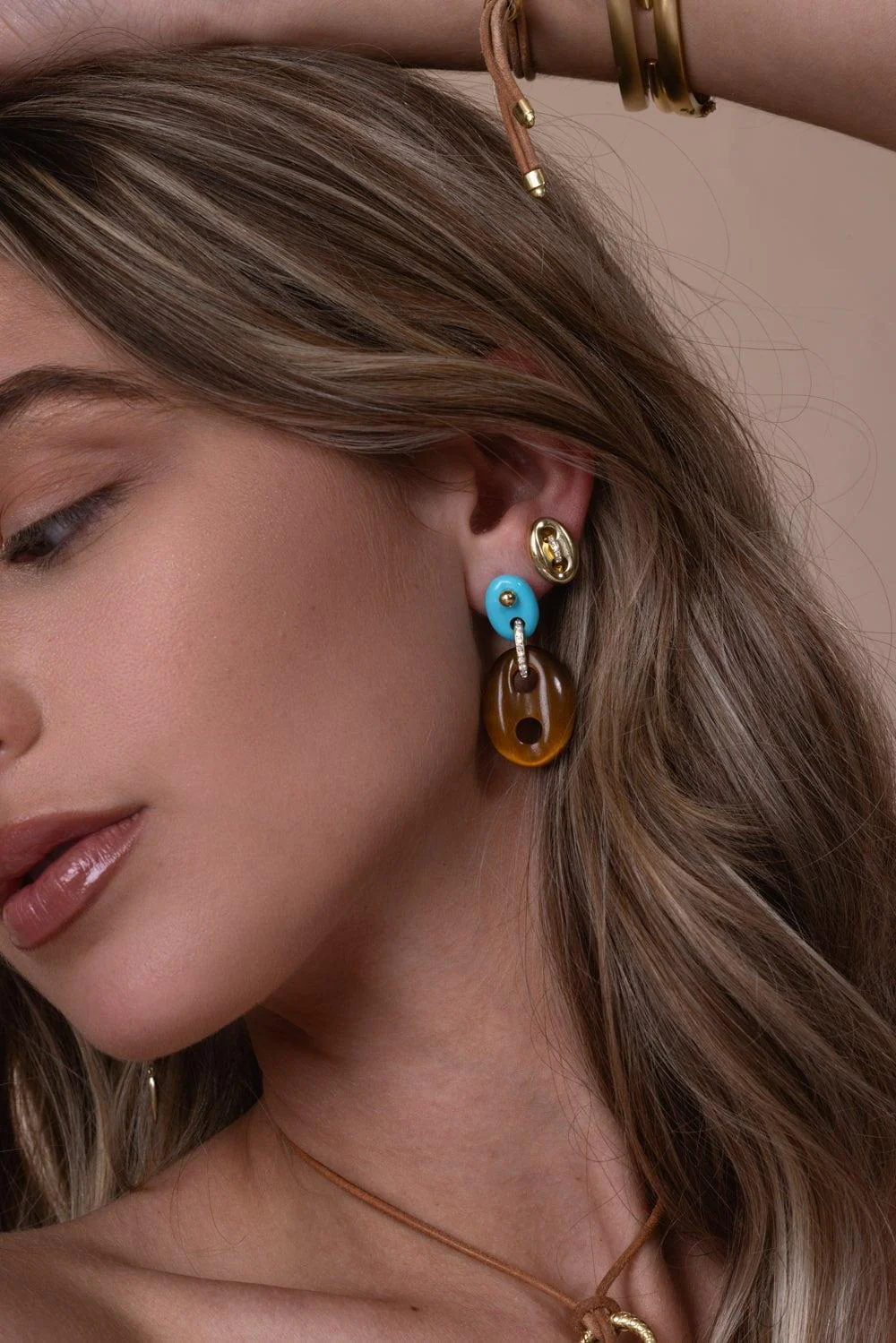 Mini Mariner Stud Earrings - Image 3