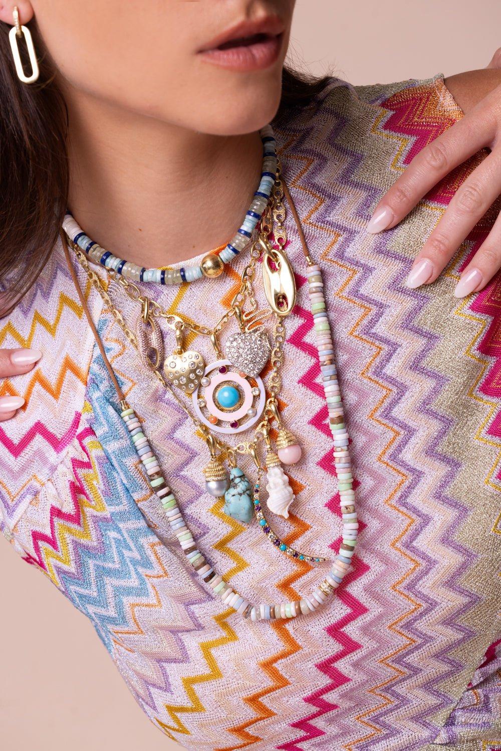 Mini Zig Zag Snake Charm - Image 4