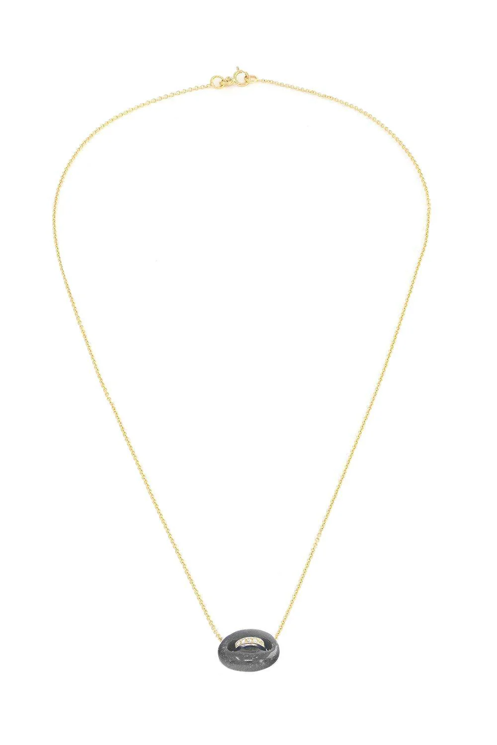 Onyx Mini Mariner Necklace