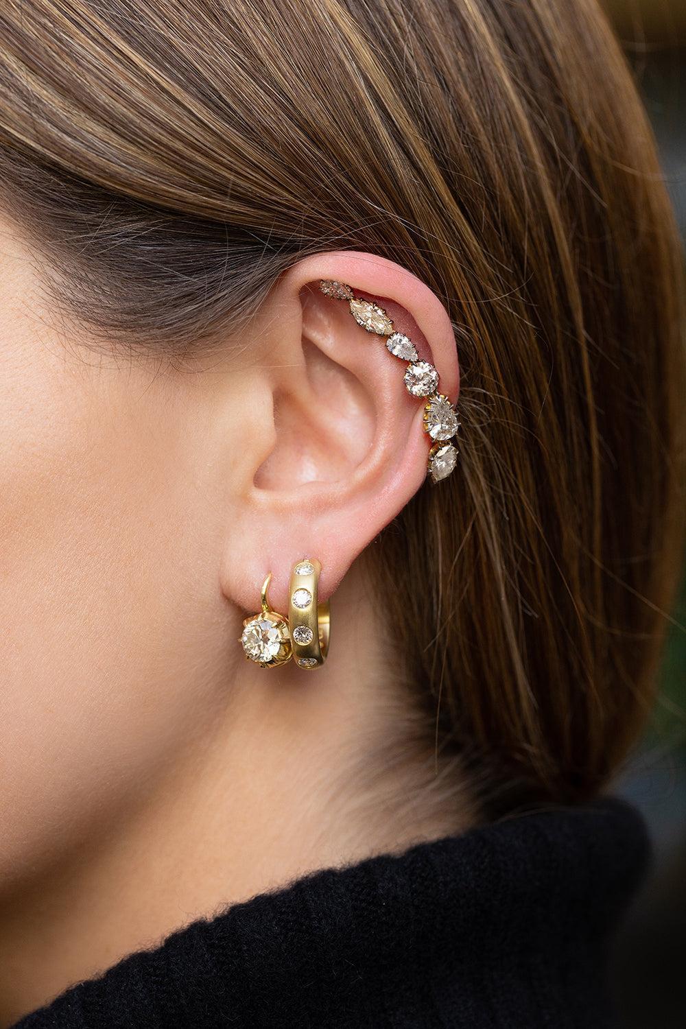Rainbow Victorian Ear Climber - Image 2