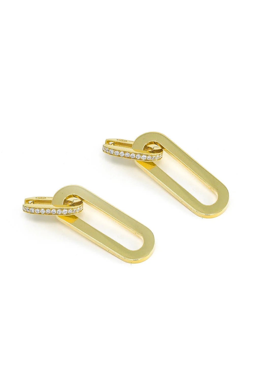 Rectangular Link Earrings - Image 4