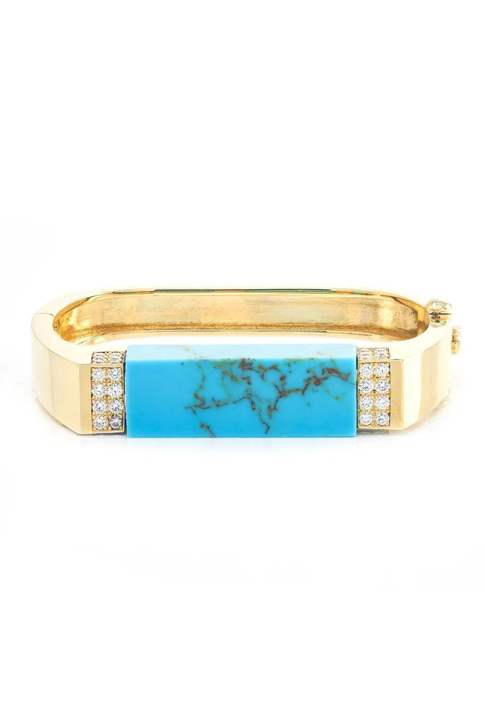 Turquoise Disco Bangle Bracelet