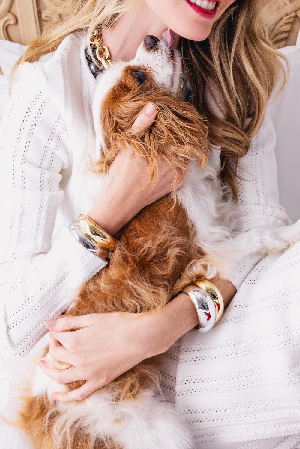 Chavez Two Tone Cuff Bracelet - Image 2
