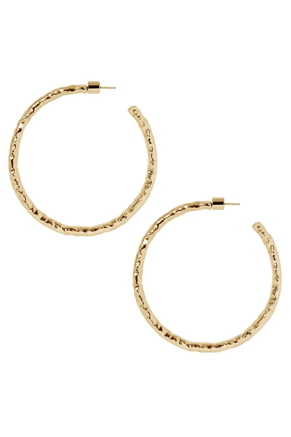 Hailey Hoop Earrings - 2in