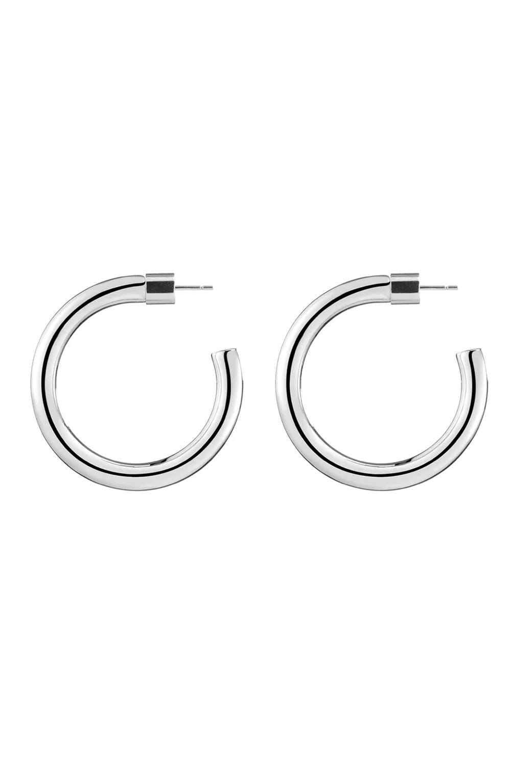 Michelle Mini Hoop Earrings - 1" - Image 3