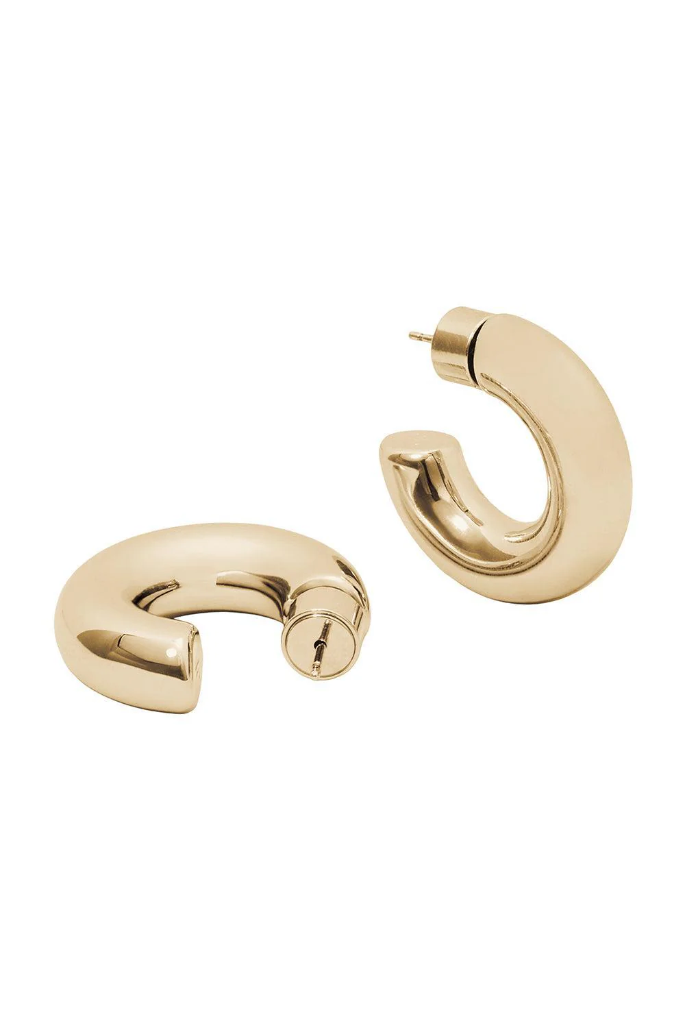 Micro Jamma Huggie Earrings - Image 3