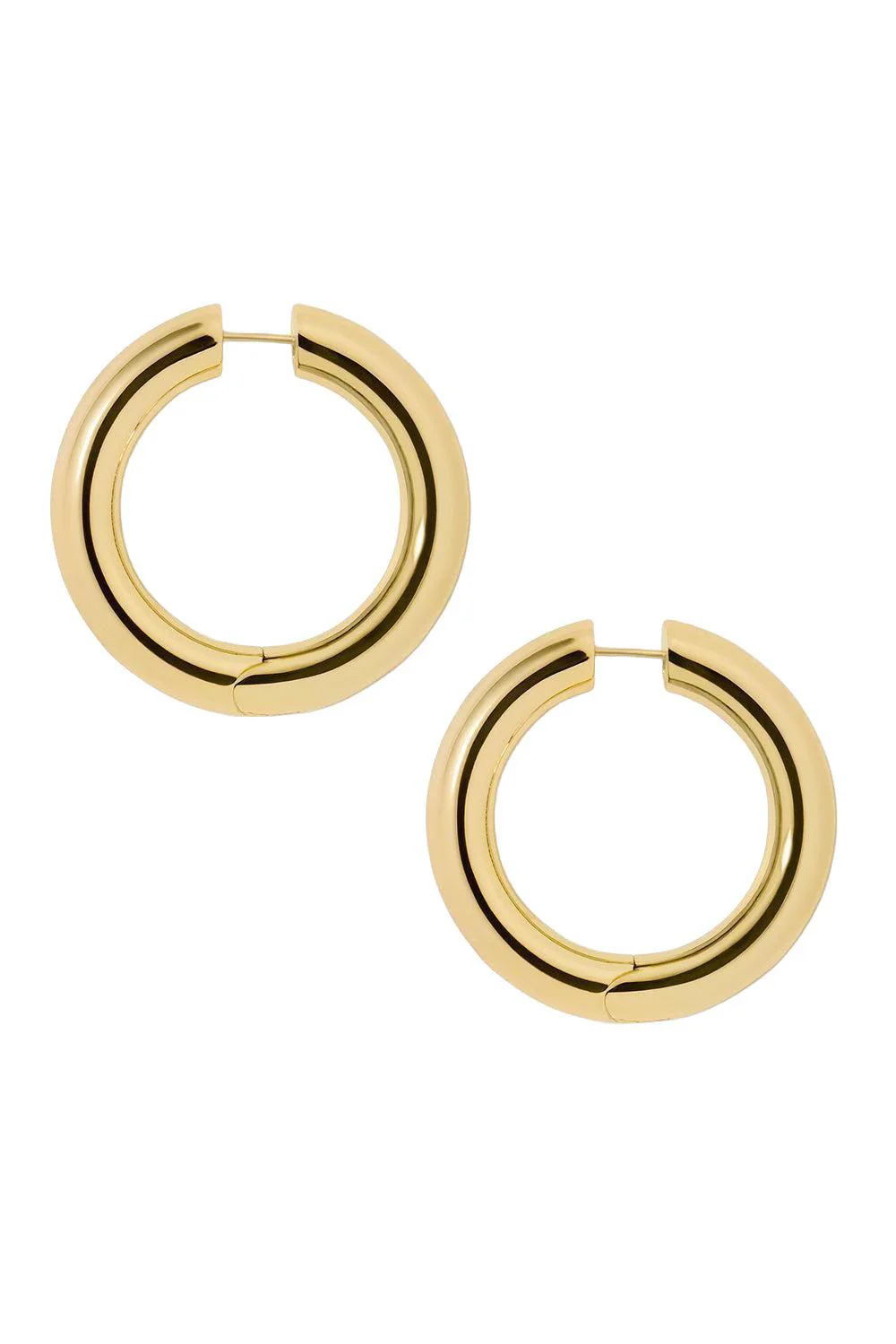 Mini Samira Hinged Hoop Earrings - 1in
