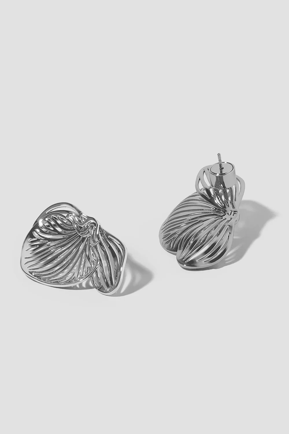 Small Orchid Earrings - White - Image 5