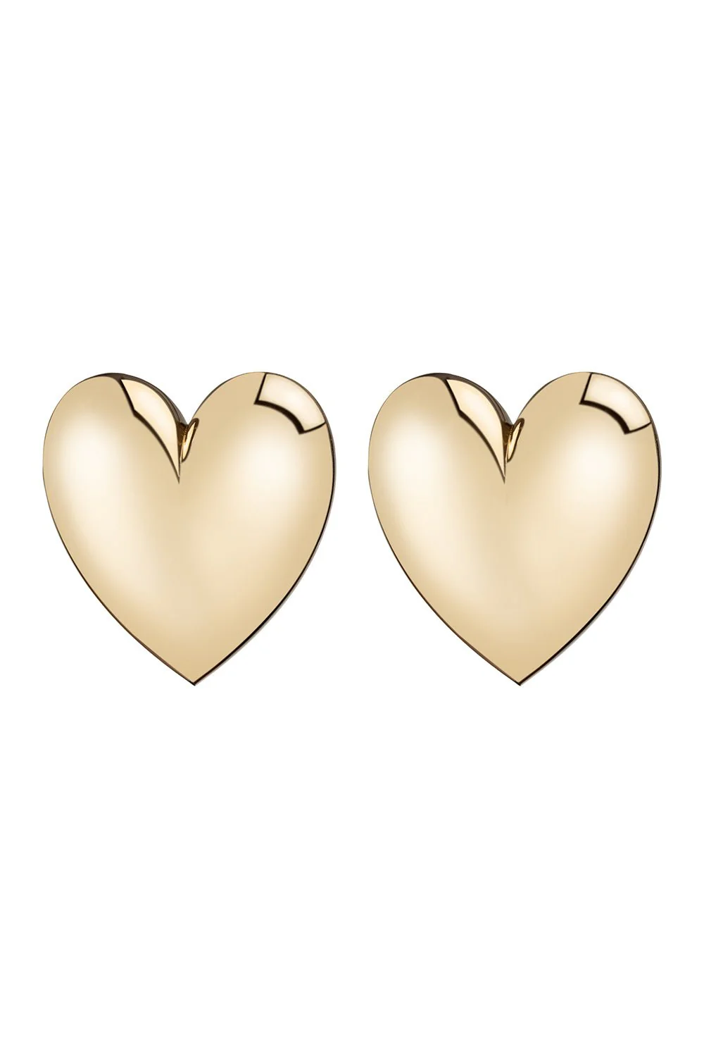 Small Puffy Heart Earrings
