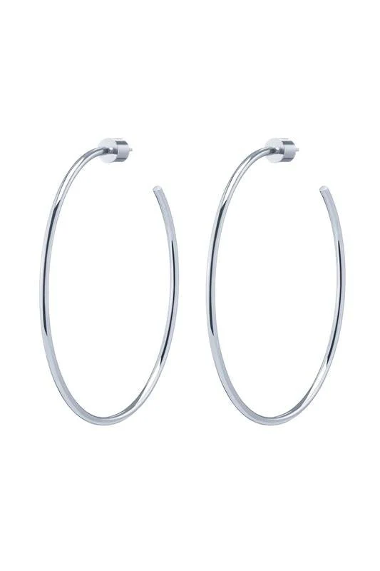 Thread Hoop Earrings - 2in