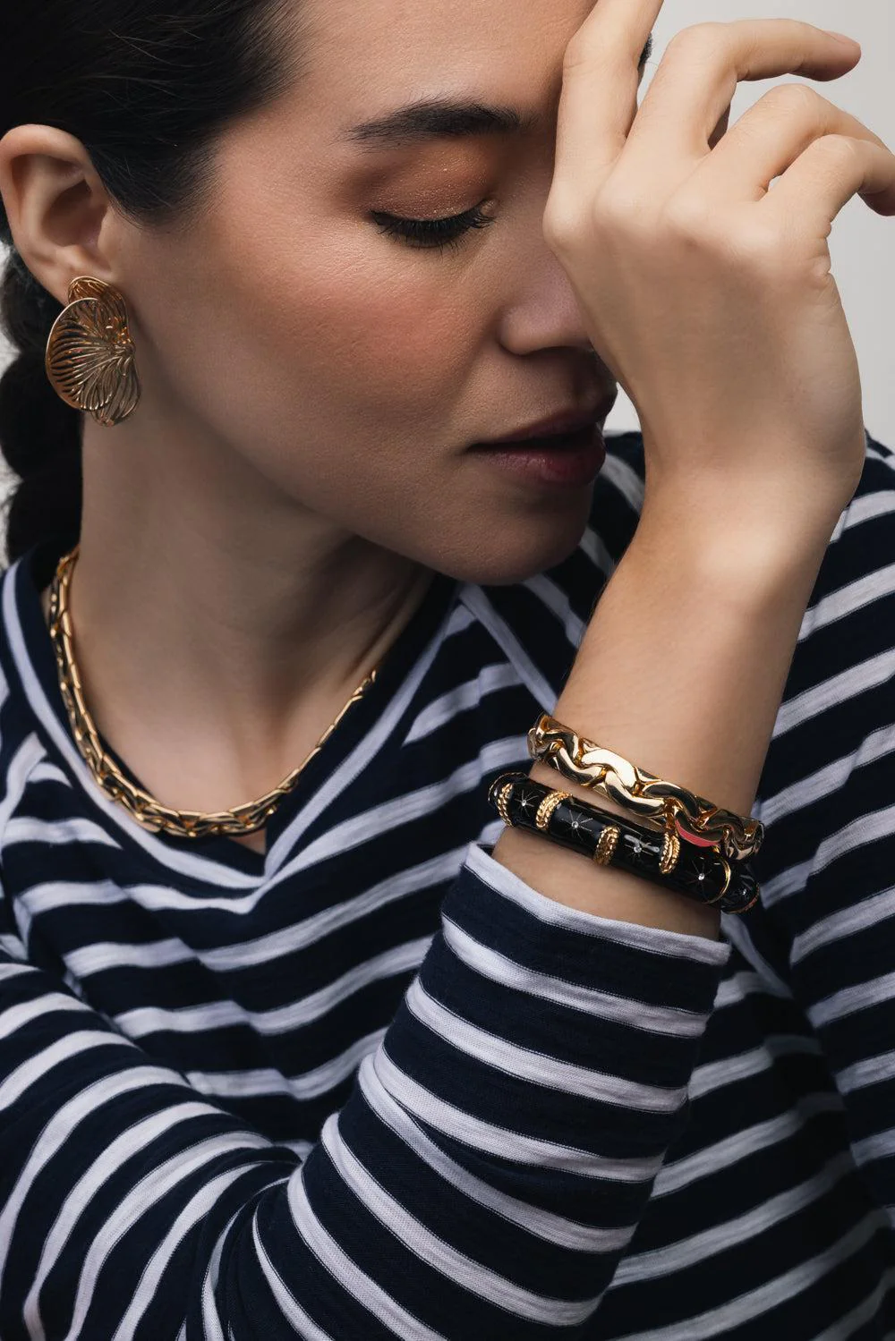 Tribeca Chain Bracelet - Yellow Gold - Image 2