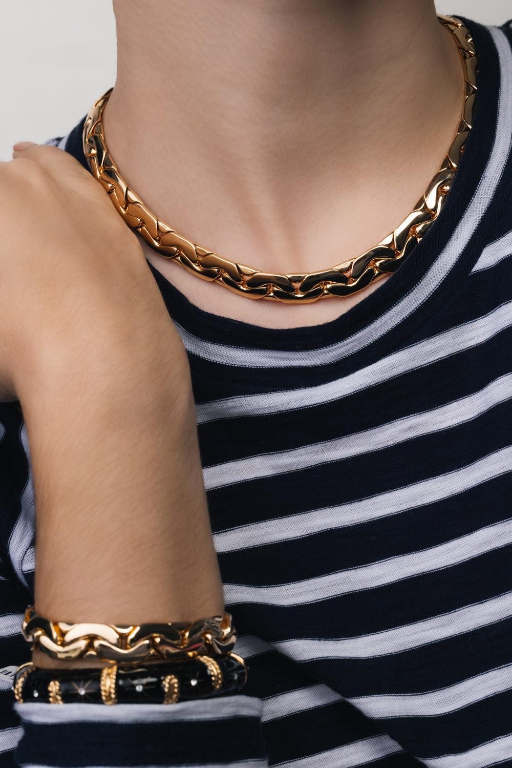 Tribeca Chain Bracelet - Yellow Gold - Image 3