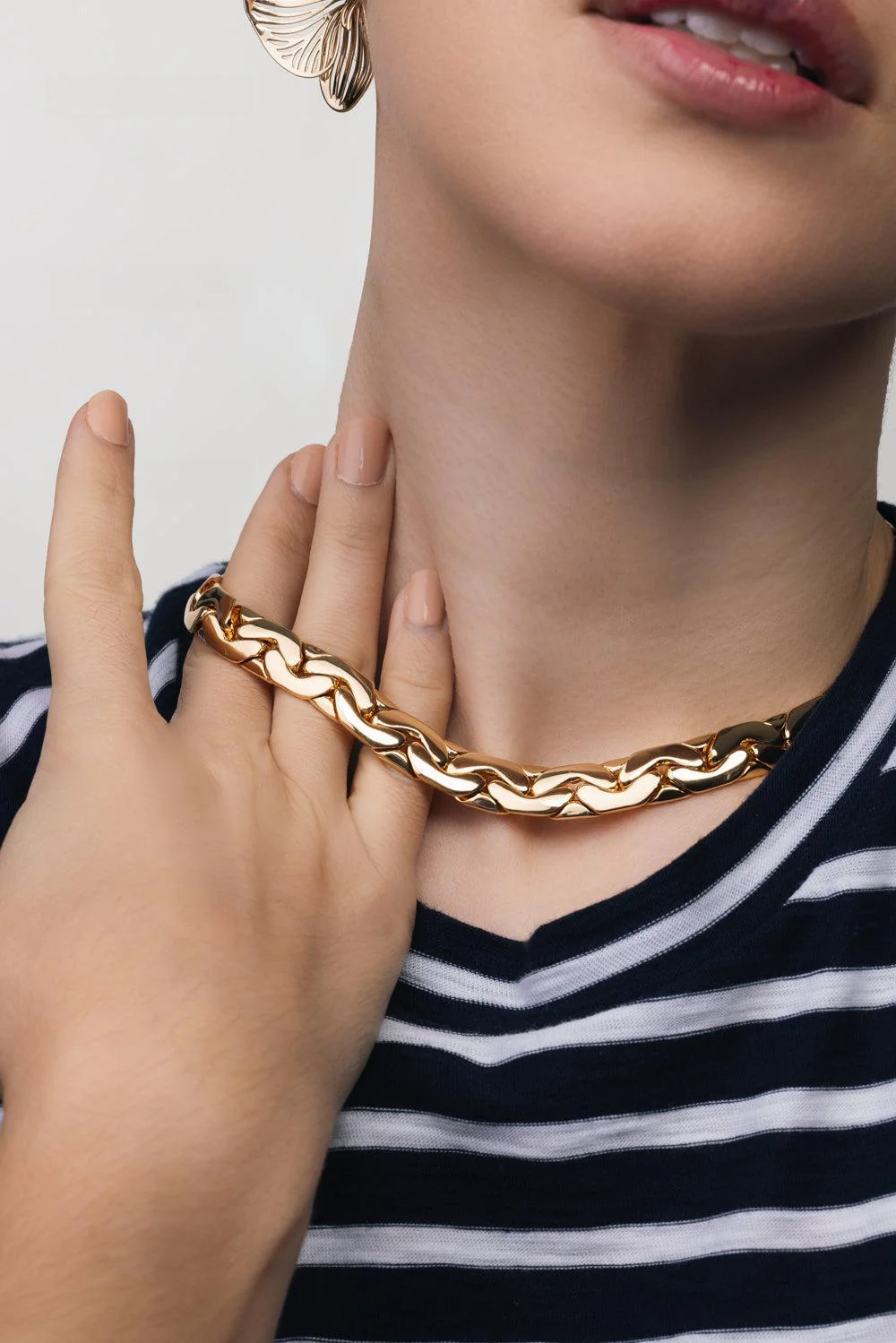 Tribeca Chain Necklace - Yellow Gold - Image 2
