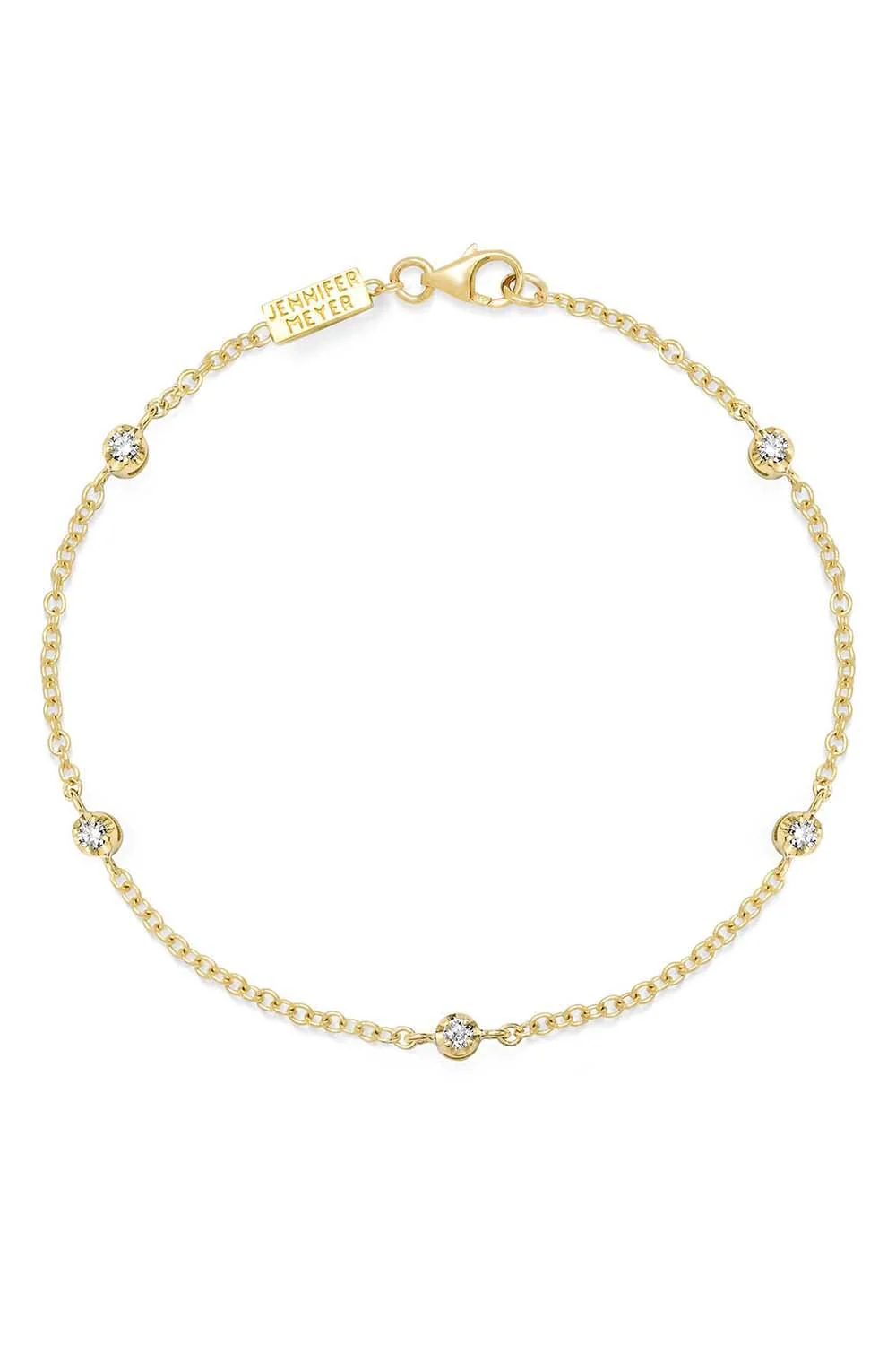 Five Diamond Illusion Bracelet
