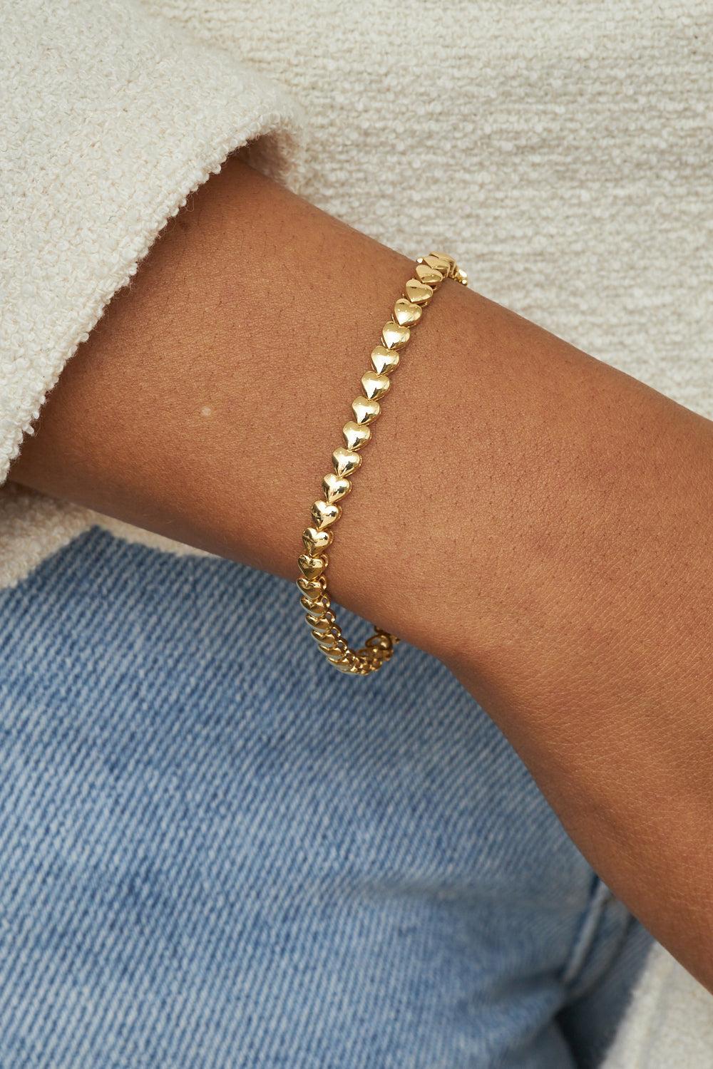 Heart Tennis Bracelet - Image 2