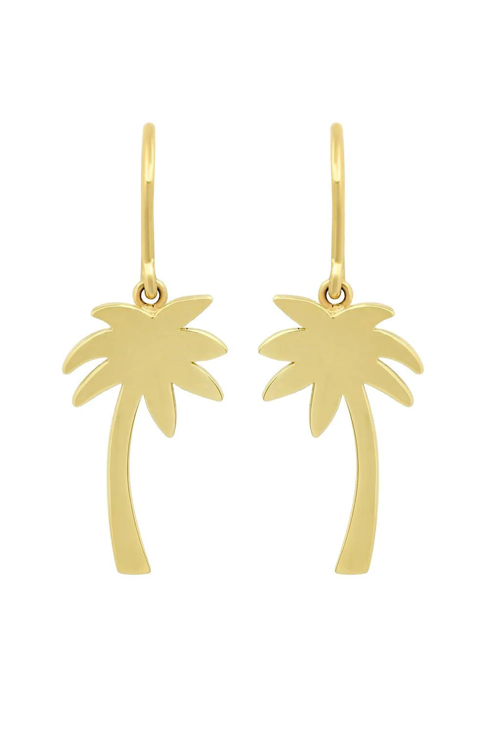 Large Palm Tree Earrings