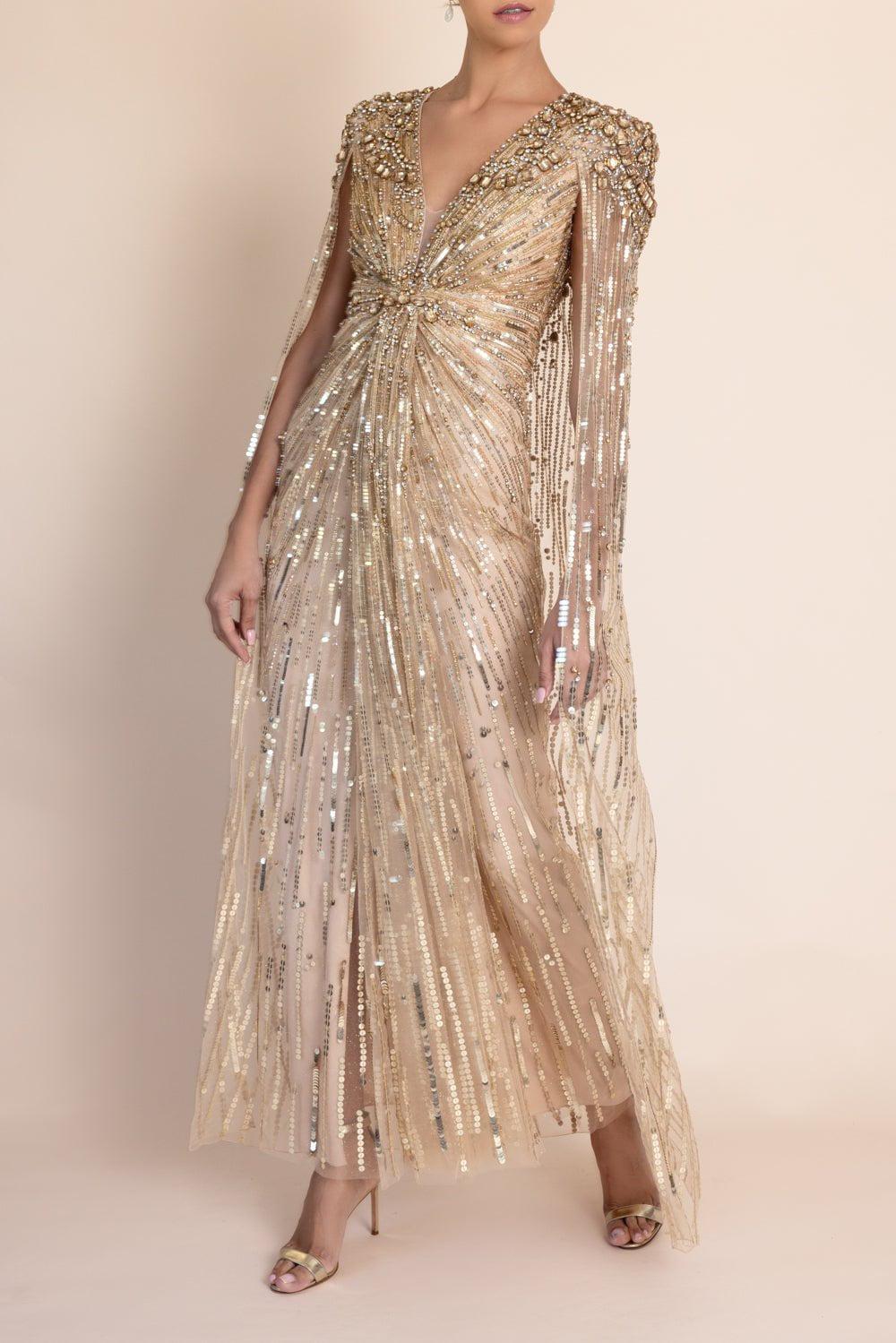 Lotus Lady Gown - Illusion Gold