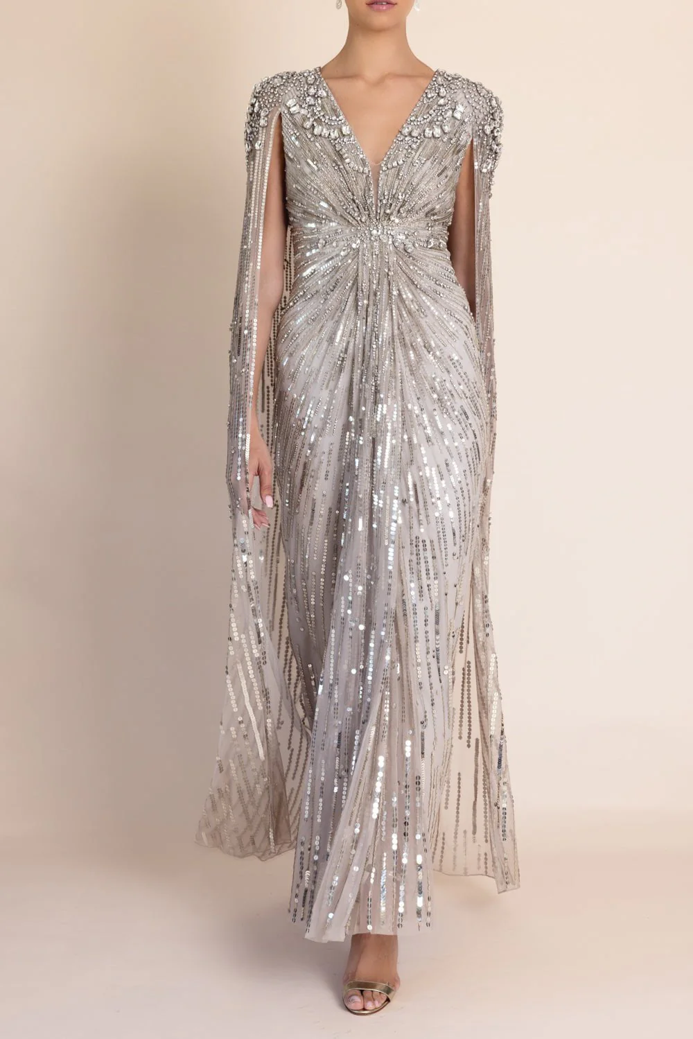 Lotus Lady Gown - Platinum - Image 2