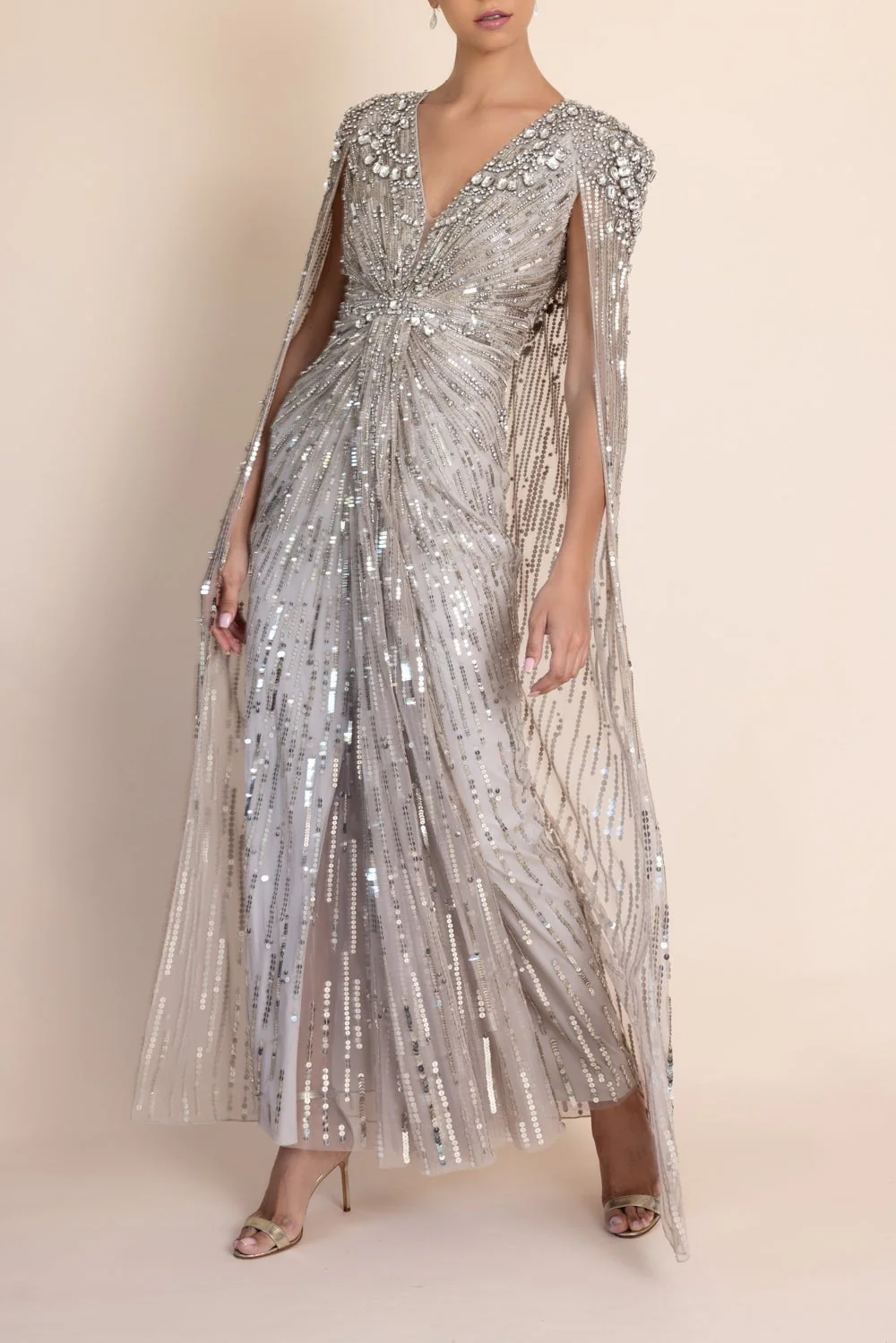 Lotus Lady Gown - Platinum - Image 3