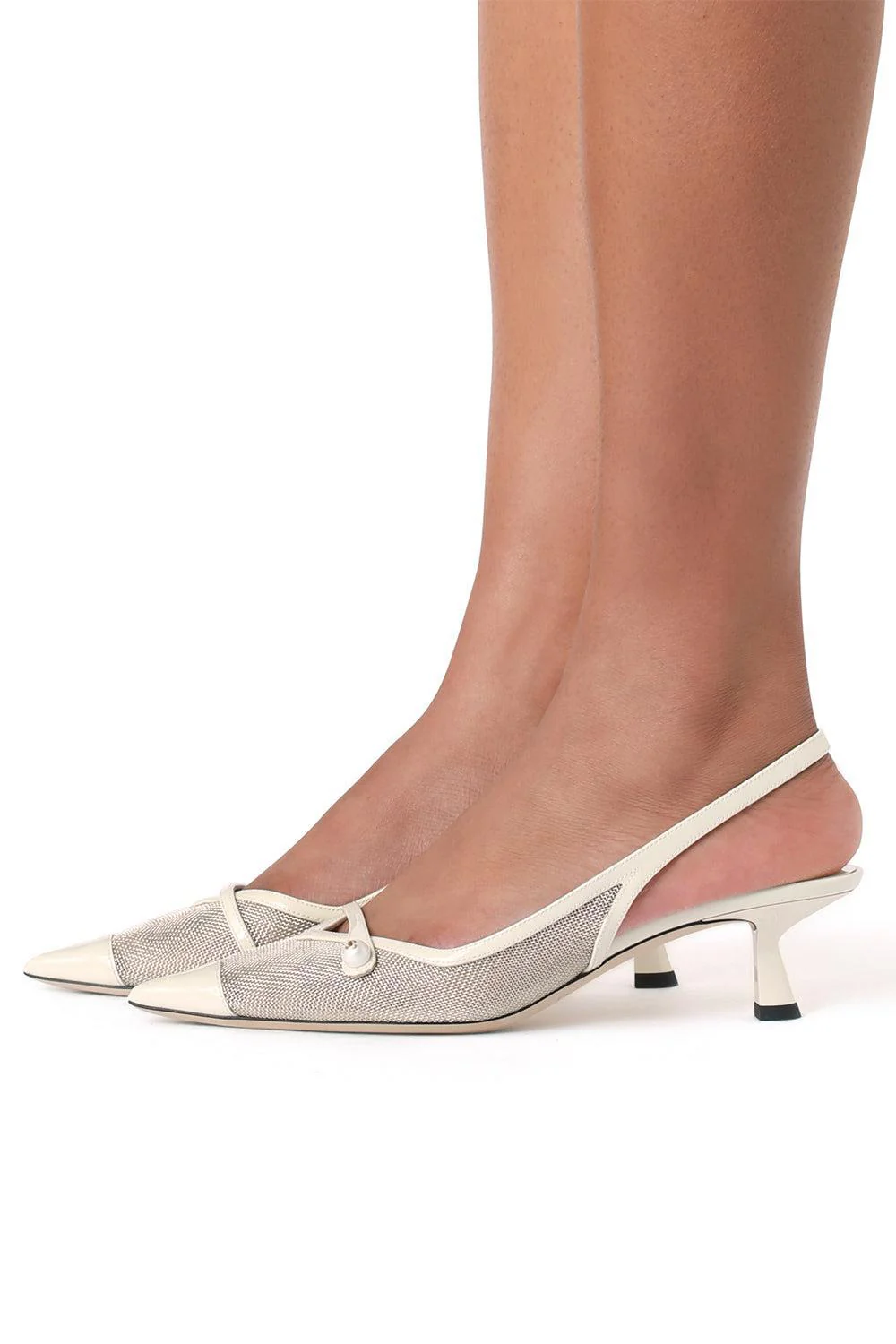 Amita 45 Slingback - Latte Champagne - Image 2