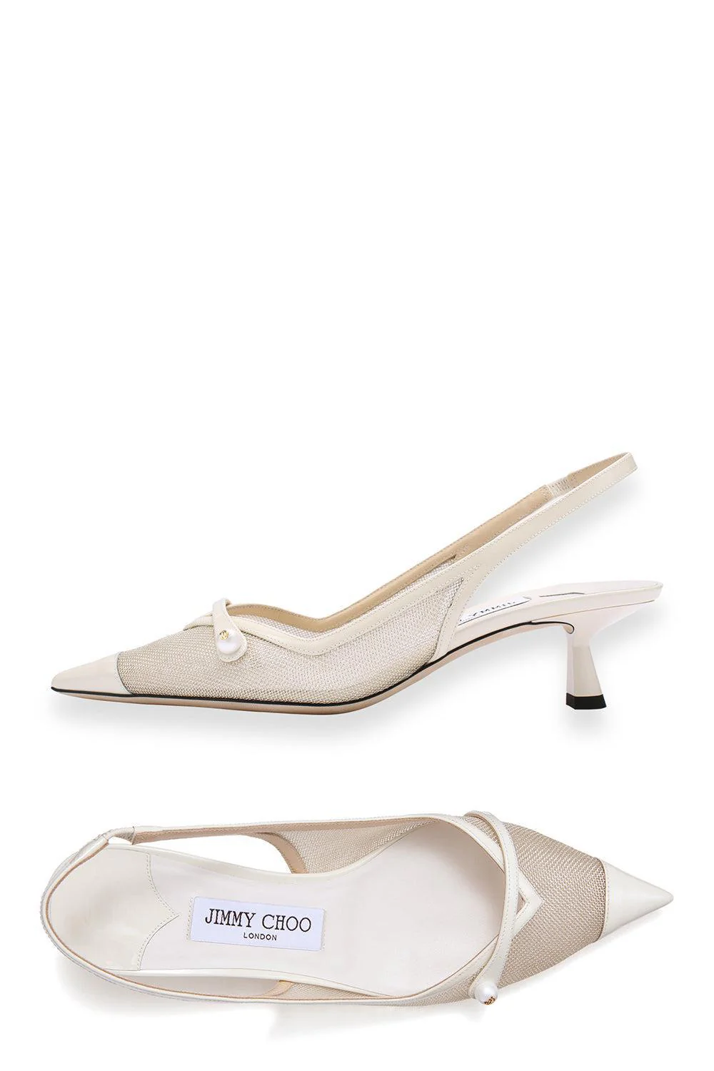 Amita 45 Slingback - Latte Champagne - Image 4