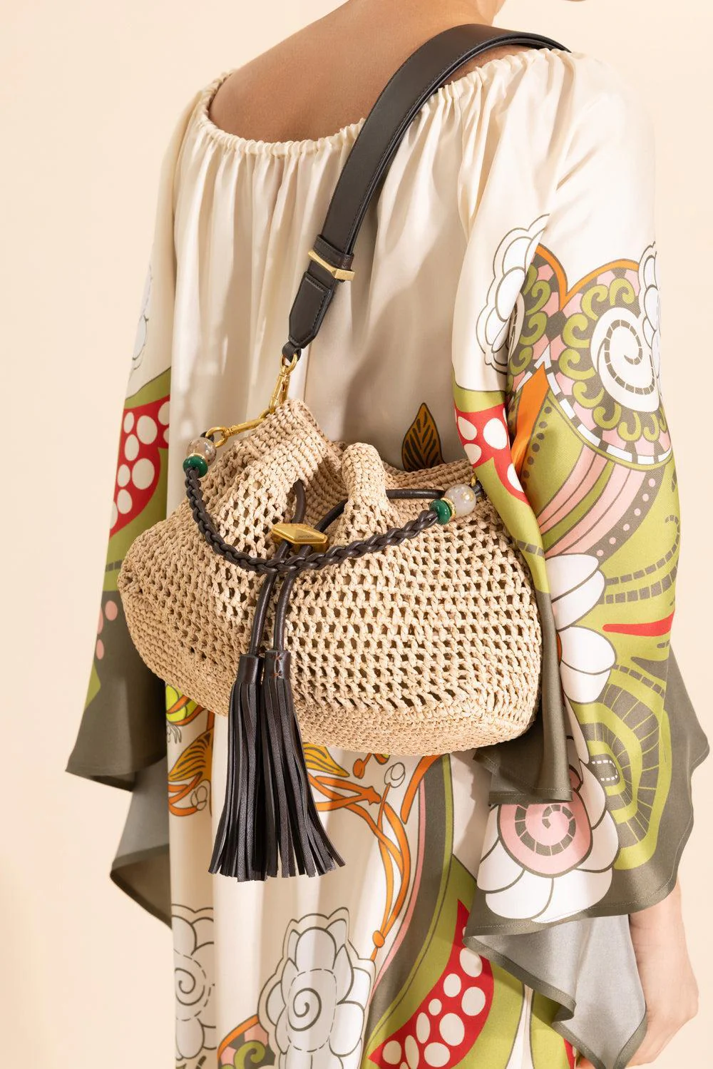 Bon Bon Bucket Bag - Natural Chocolate - Image 3