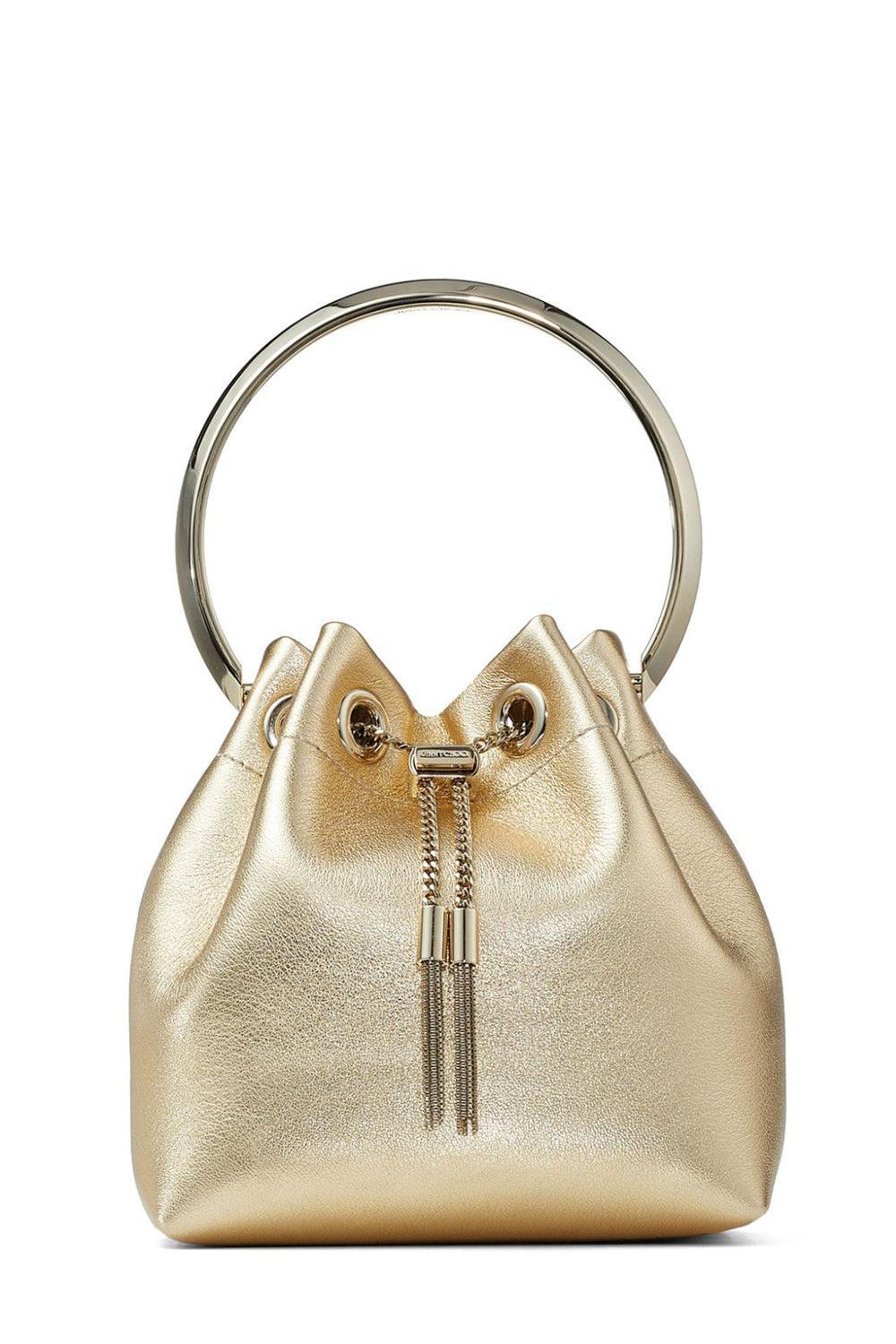 Bon Bon Metallic Top Handle Bag