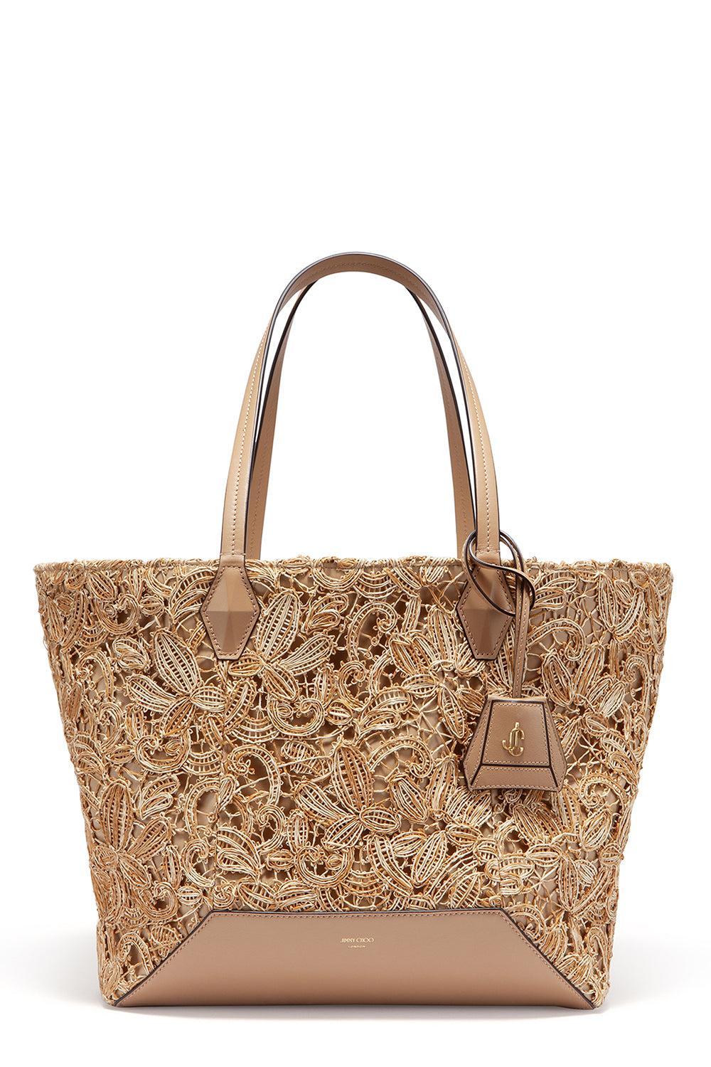 Diamond Mini Tote - Natural Gold