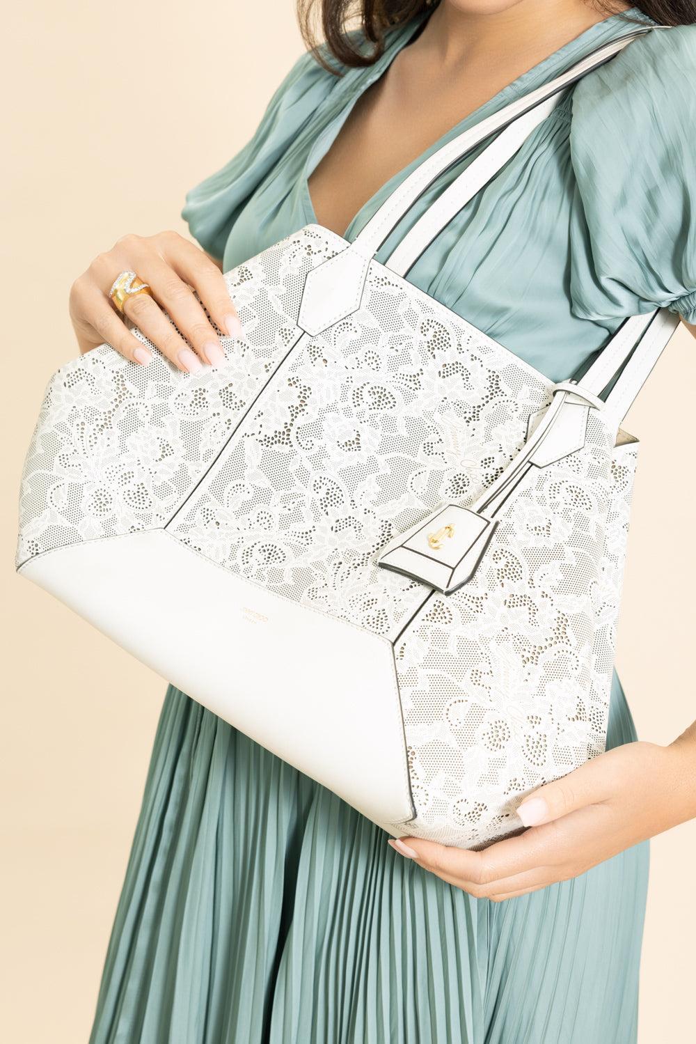 Diamond Medium Tote - Latte Gold - Image 2