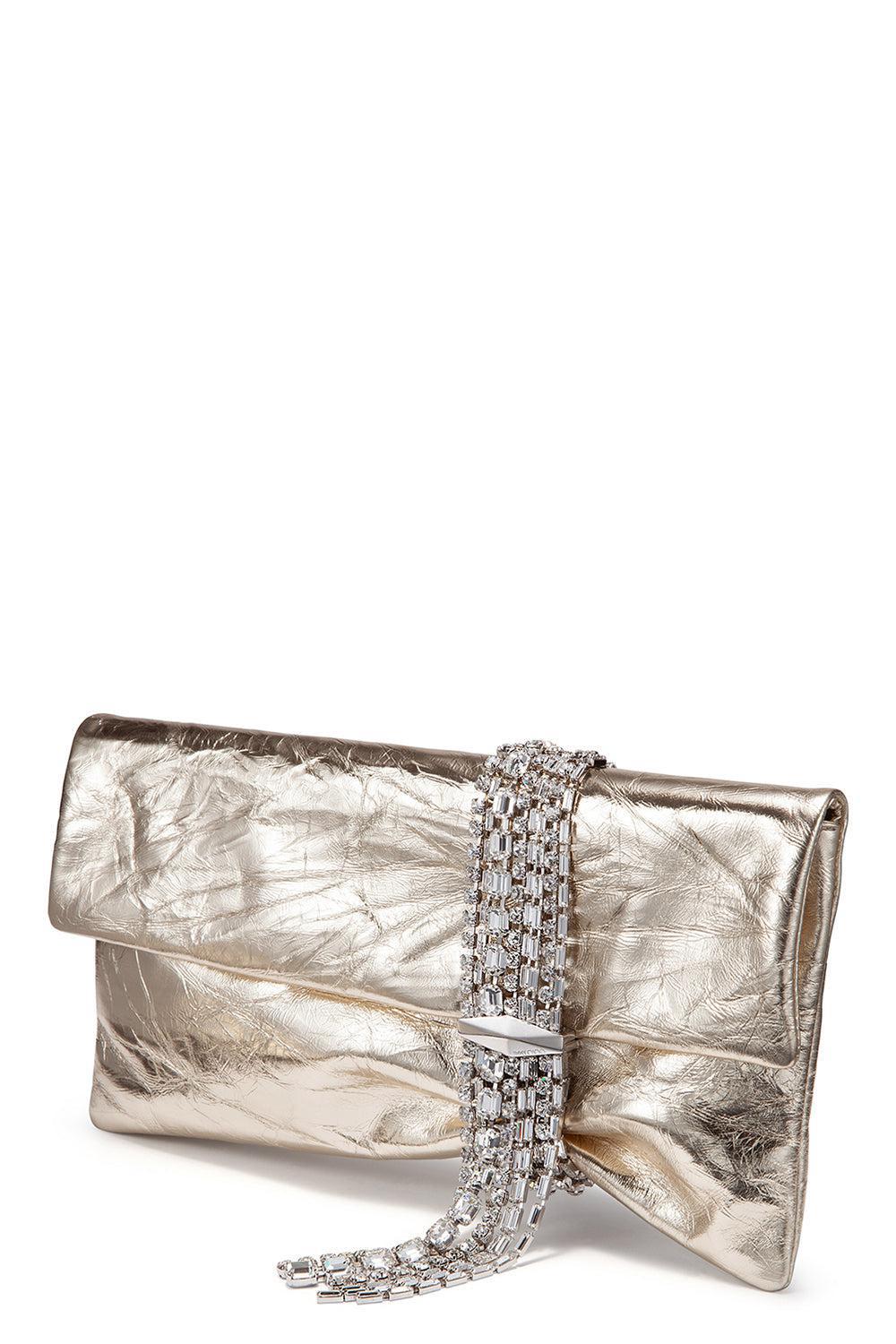 Zandra Clutch - Light Platinum Silver - Image 5