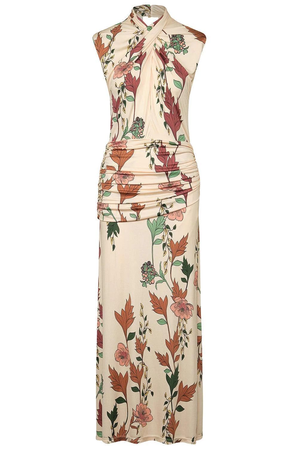 Hibiscus Compass Ankle Dress