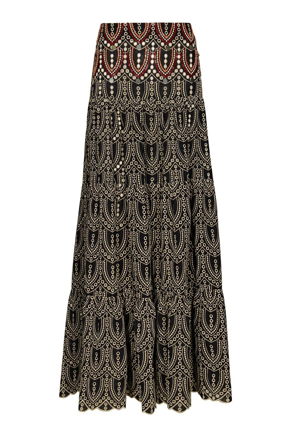 Palm Rhythym Maxi Skirt