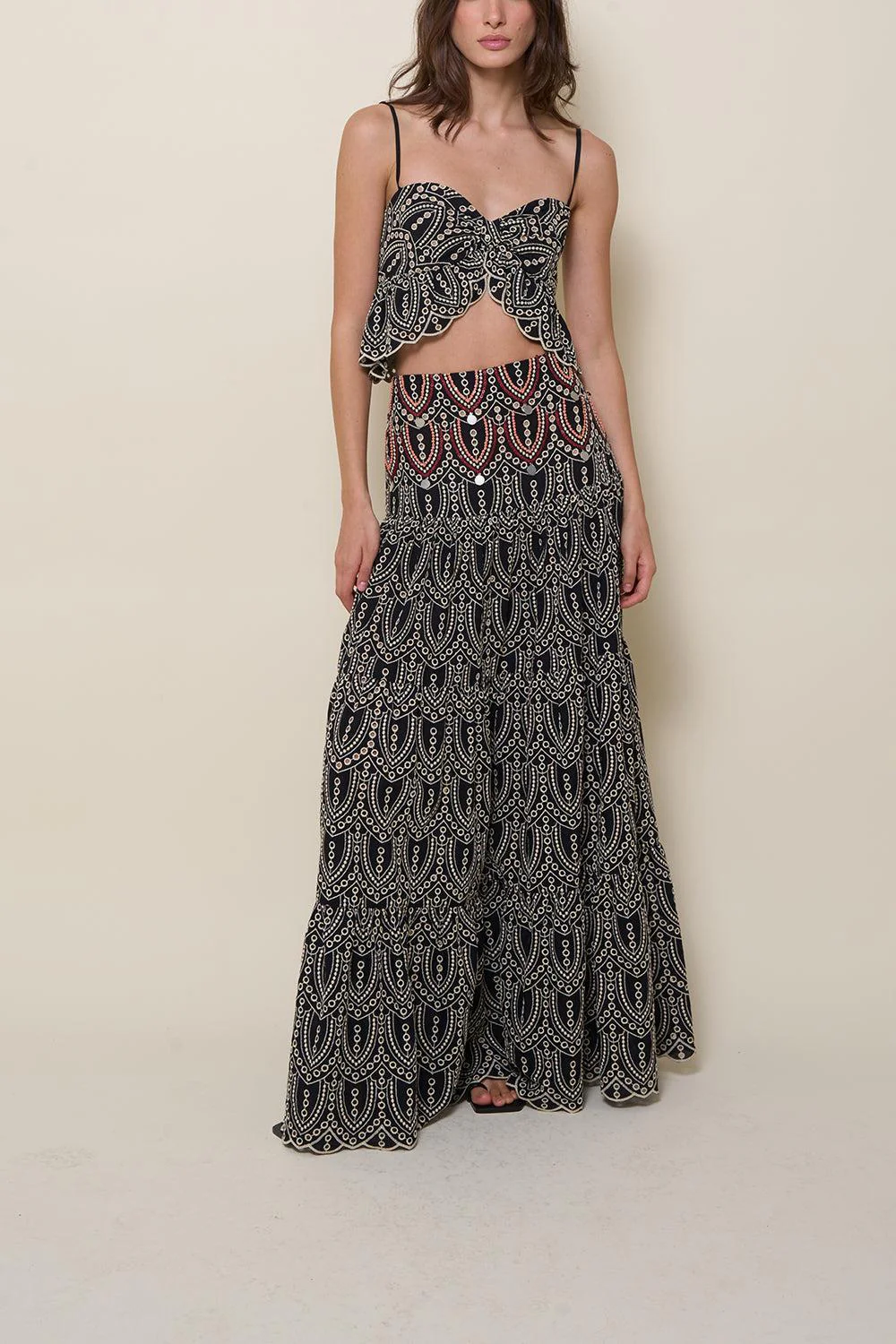 Palm Rhythym Maxi Skirt - Image 3