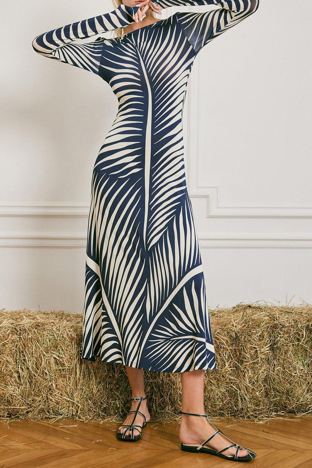 Palm Valiente Gaucha Midi Dress - Image 4