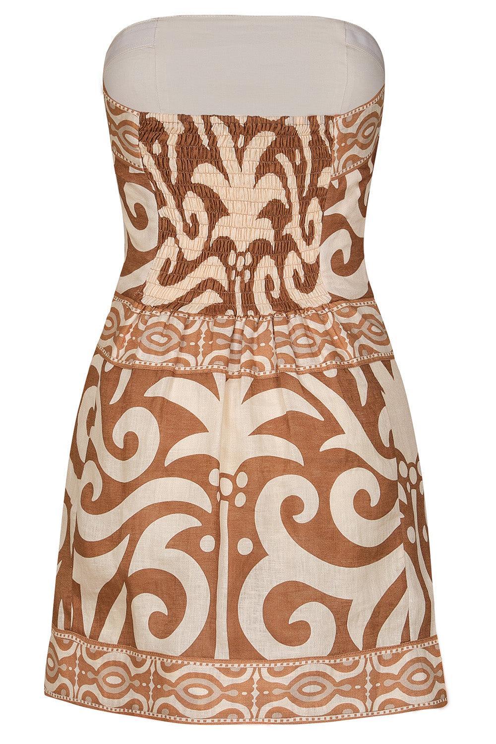 Raiz Ritual Dress - Camel Ecru - Image 3
