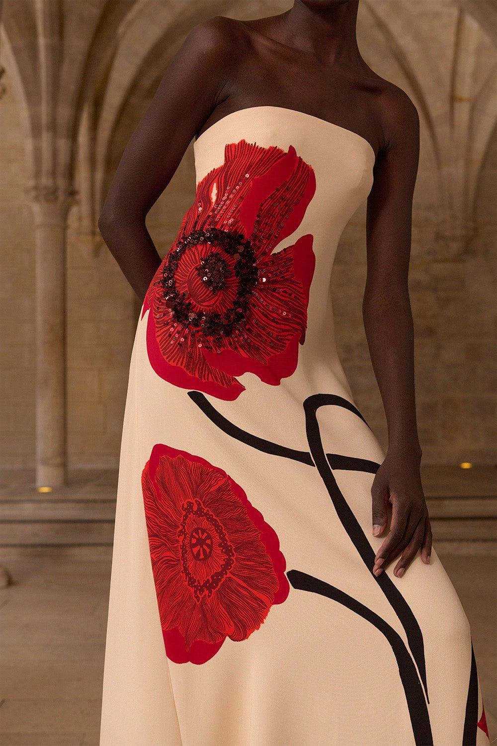 Red Petals Dress - Image 2