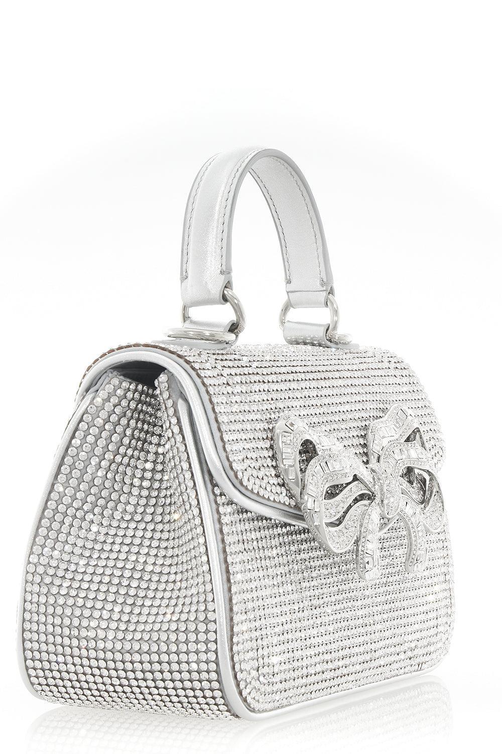 Bow Top Handle Fullbead Clutch - Image 5