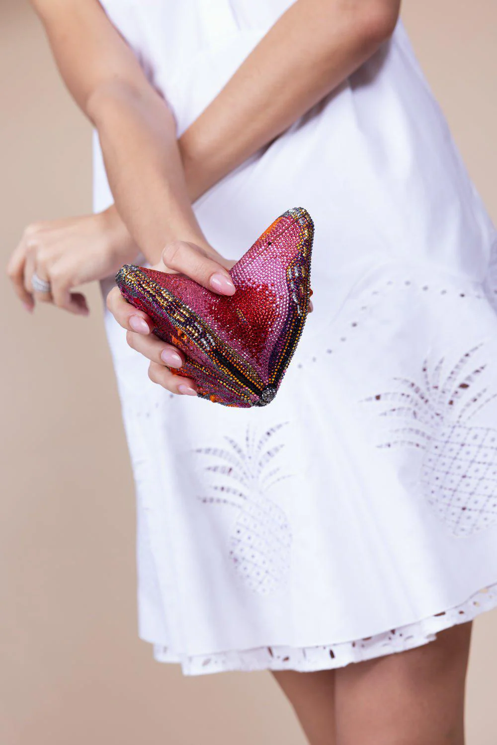 Butterfly Clutch - Champagne Multi - Image 6