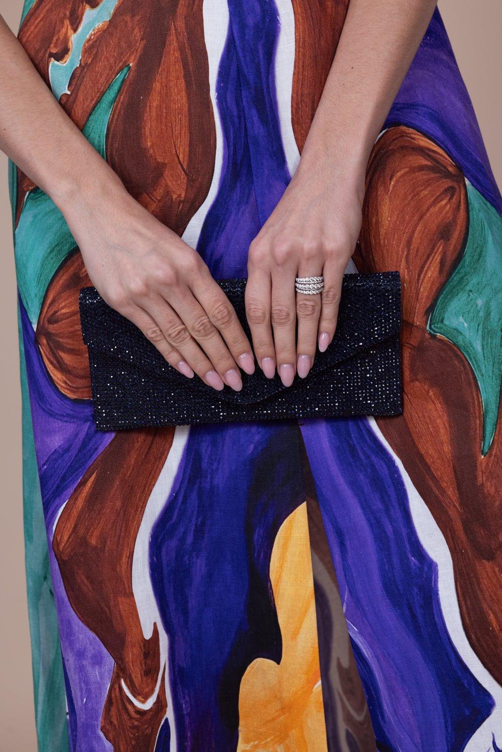 Envelope Clutch - Midnight Navy - Image 3