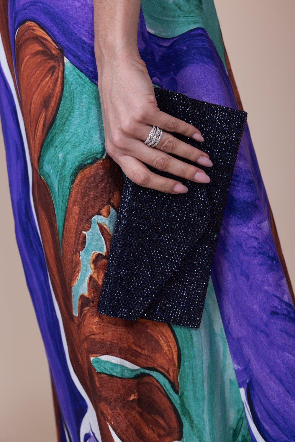 Envelope Clutch - Midnight Navy - Image 4