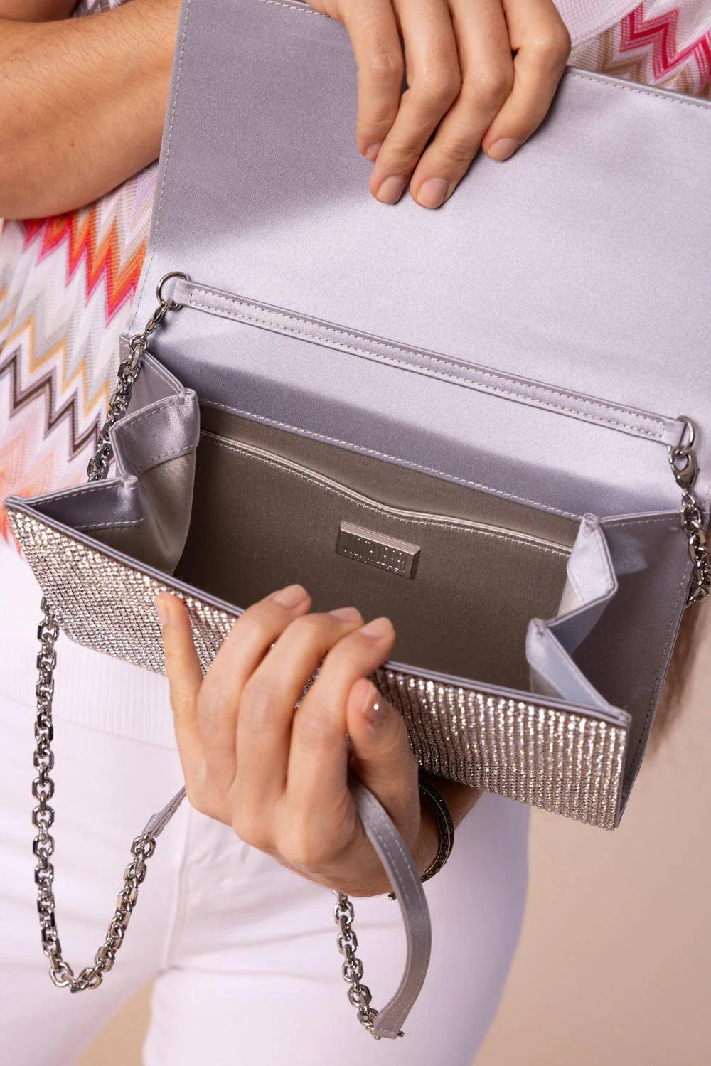 Fizzoni Bag - Silver Rhinestone - Image 4