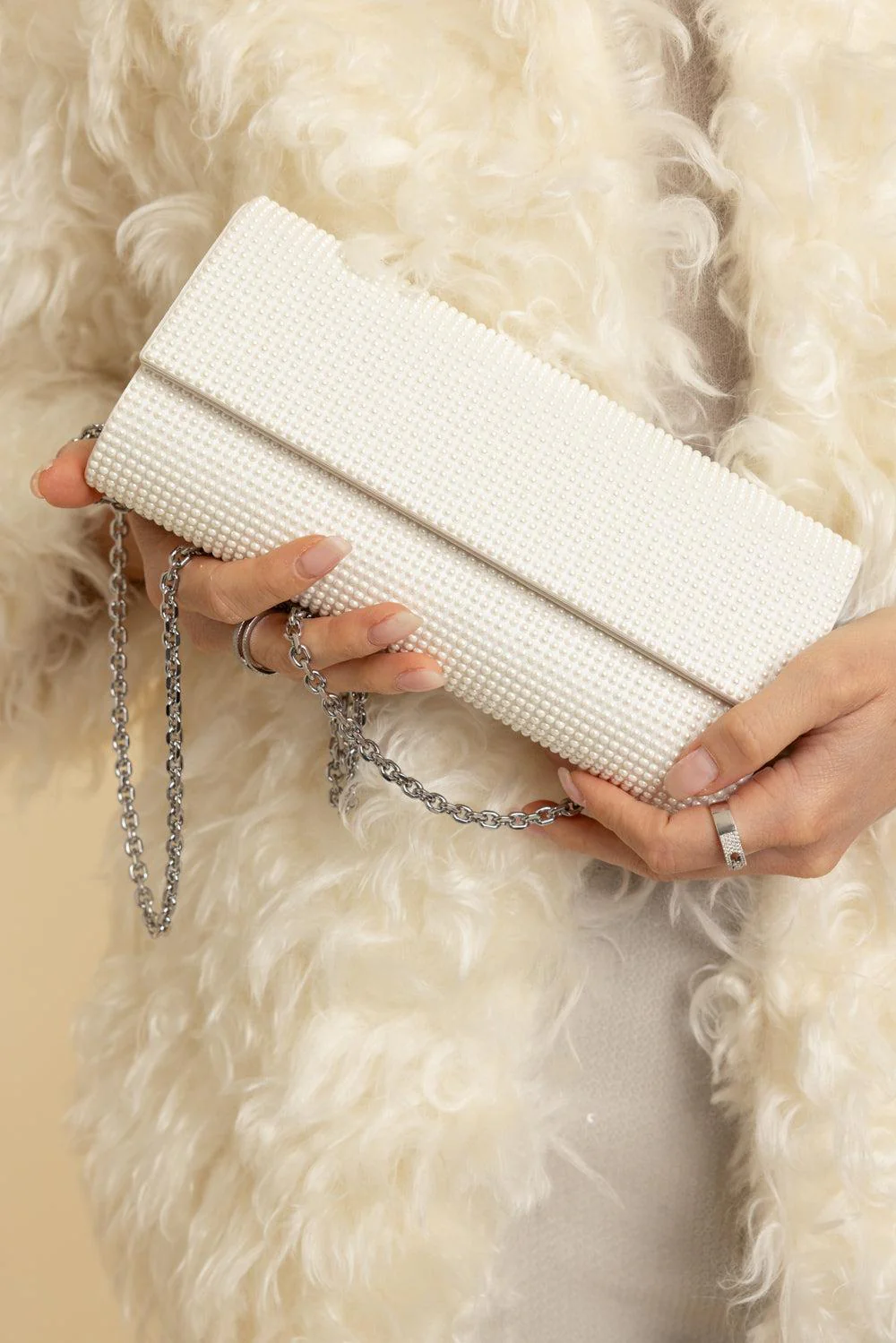 Perry Clutch - Pearl - Image 4